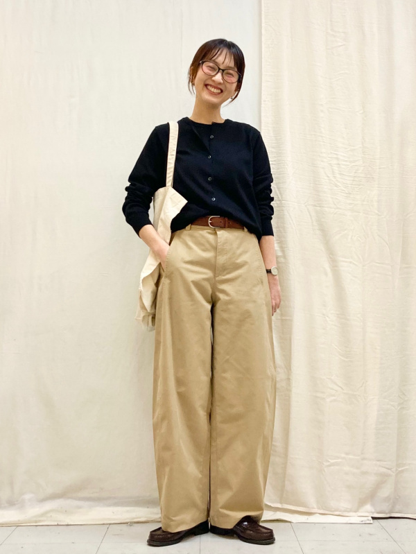UVカットクルーネックセーター/ウォッシャブル、プレミアムリネン