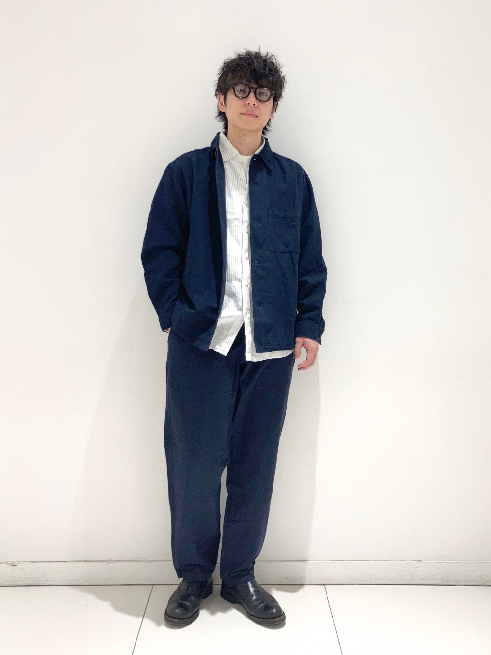 クルーネックTシャツ、ストレッチウールスリムジャケット/カスタム