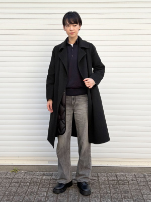ユニクロ公式 | ダブルフェイスロングコート