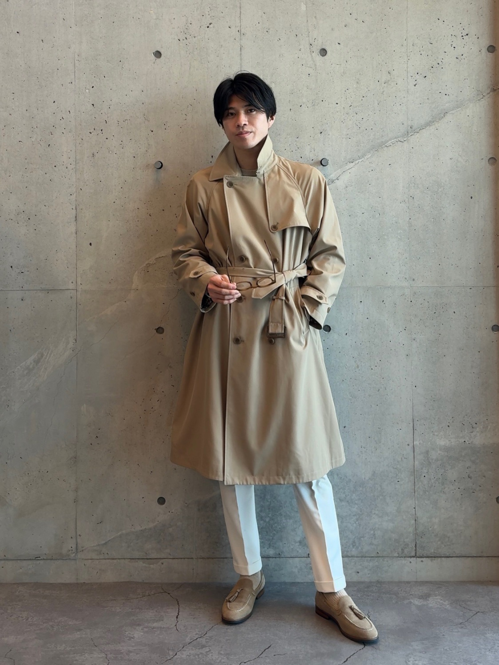 トレンチコート/リラックスフィット」の着用コーディネート| ユニクロ公式