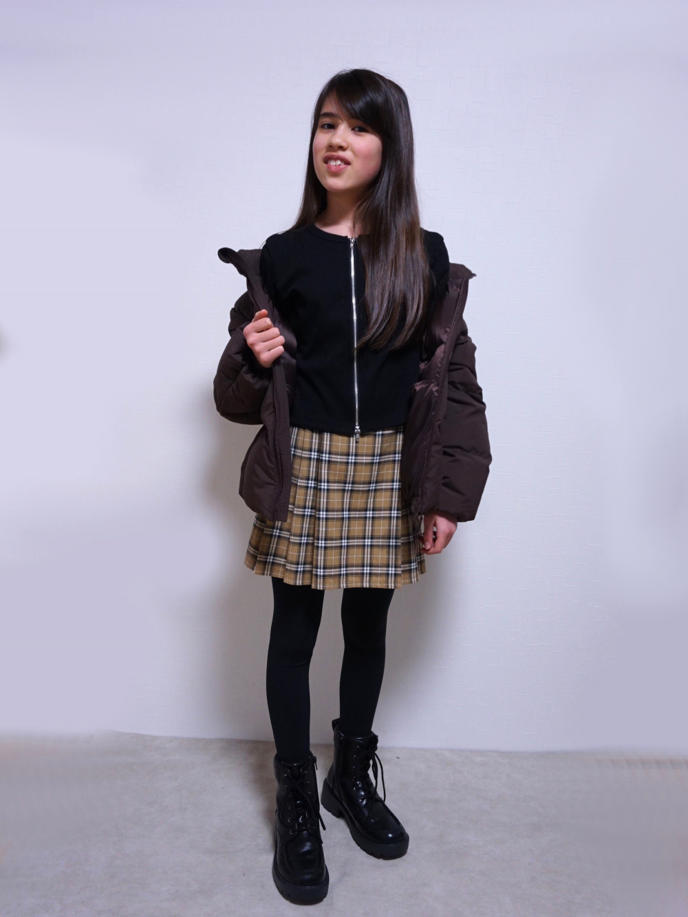 未使用美品あり　秋冬女の子まとめ売り150 ユニクロブルゾン　アルジーセーター algy（アルジー） セール 子供服t algy ロゴ スムース ニット トップス