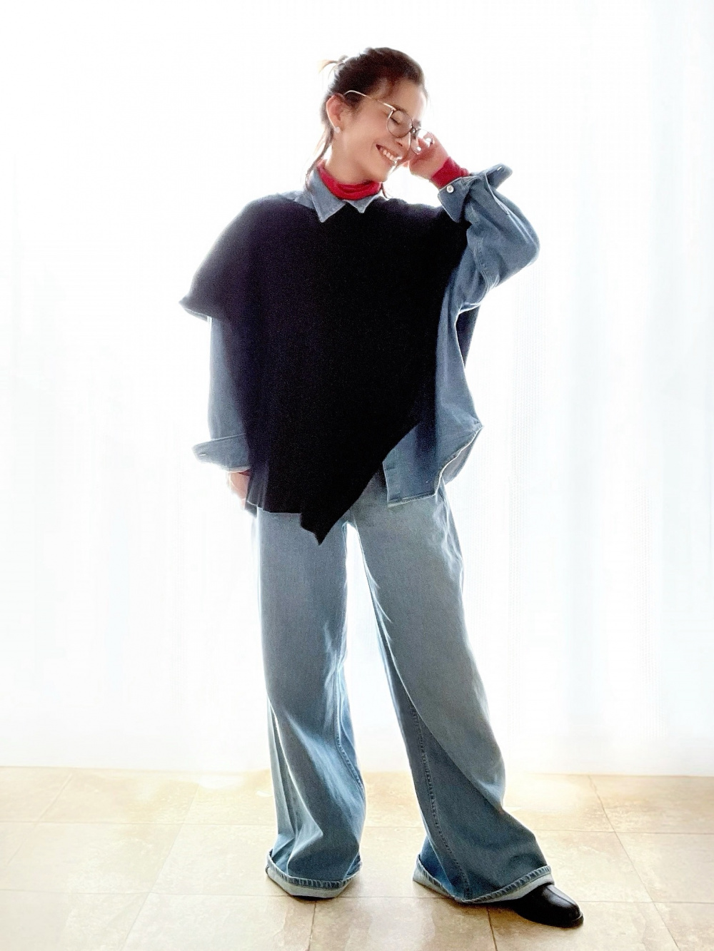 ミラノリブショートカーディガン　ユニクロユー 人生初のインフルエンザとUNIQLO UミラノリブショートVネック