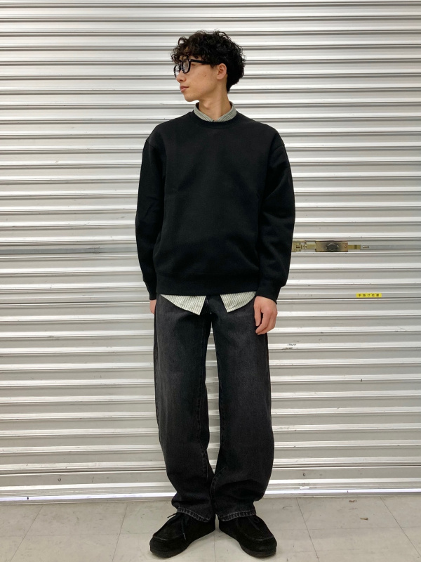 スウェットワイドパンツ/丈長め、パフテックハーフコートの