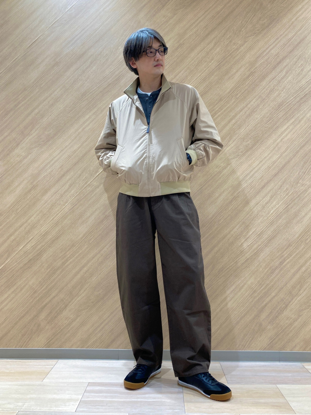 かえ様 確認用 ソフトタッチクルーネックTシャツ/長袖、タックワイドパンツ