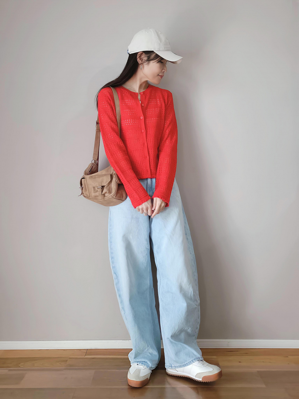 【未使用】UNIQLO C カシミヤ クルーネックショートカーディガン ユニクロ ユニクロC 2024今季 カシミヤクルーネックショートカーディガン