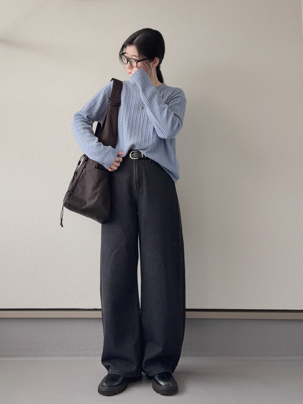 感動ダブルジャケットリラックスフィット、感動タックワイドパンツ」の