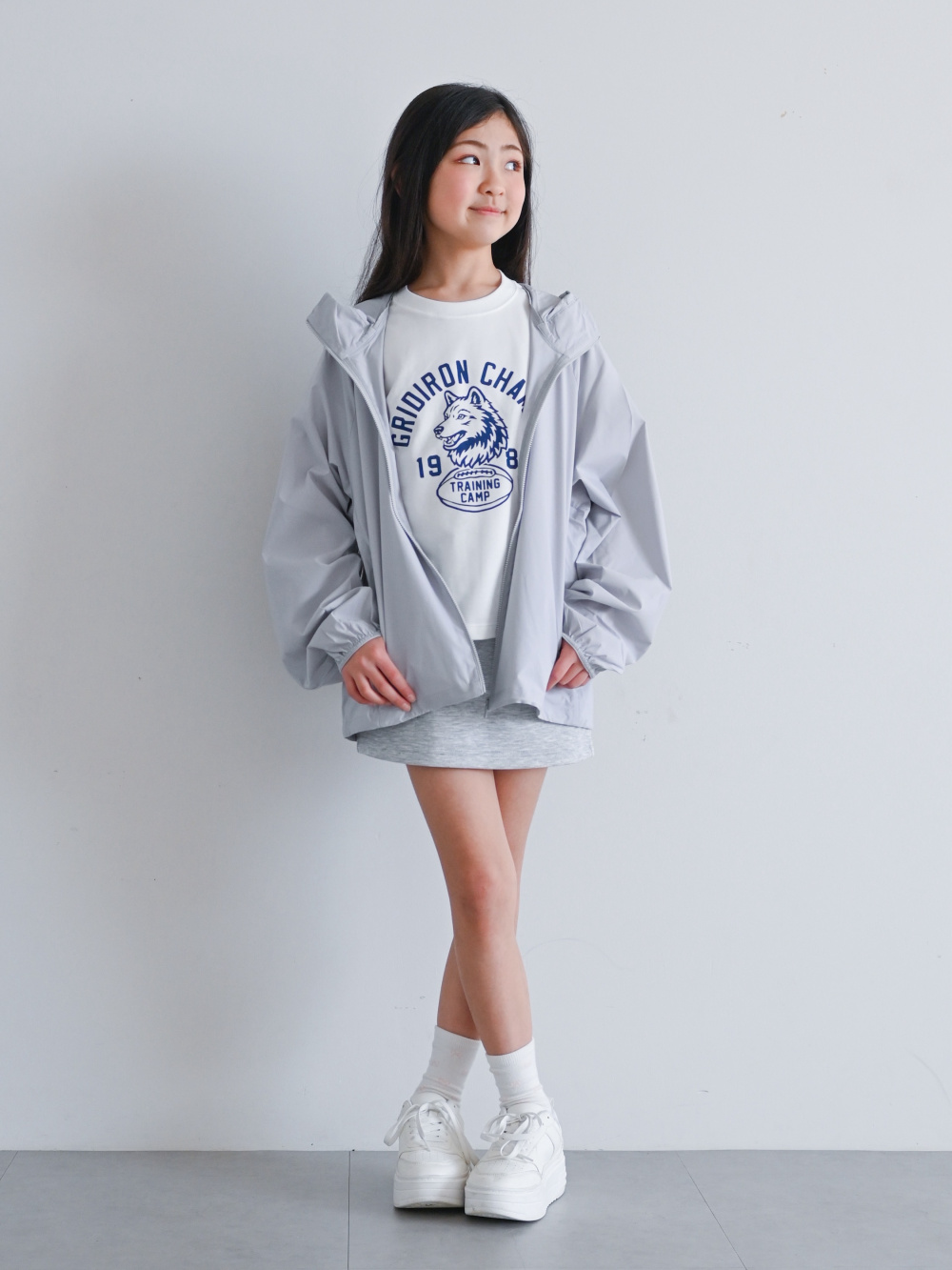 エアリズムコットンクルーネックTシャツ、ポケッタブルUVカットパーカ