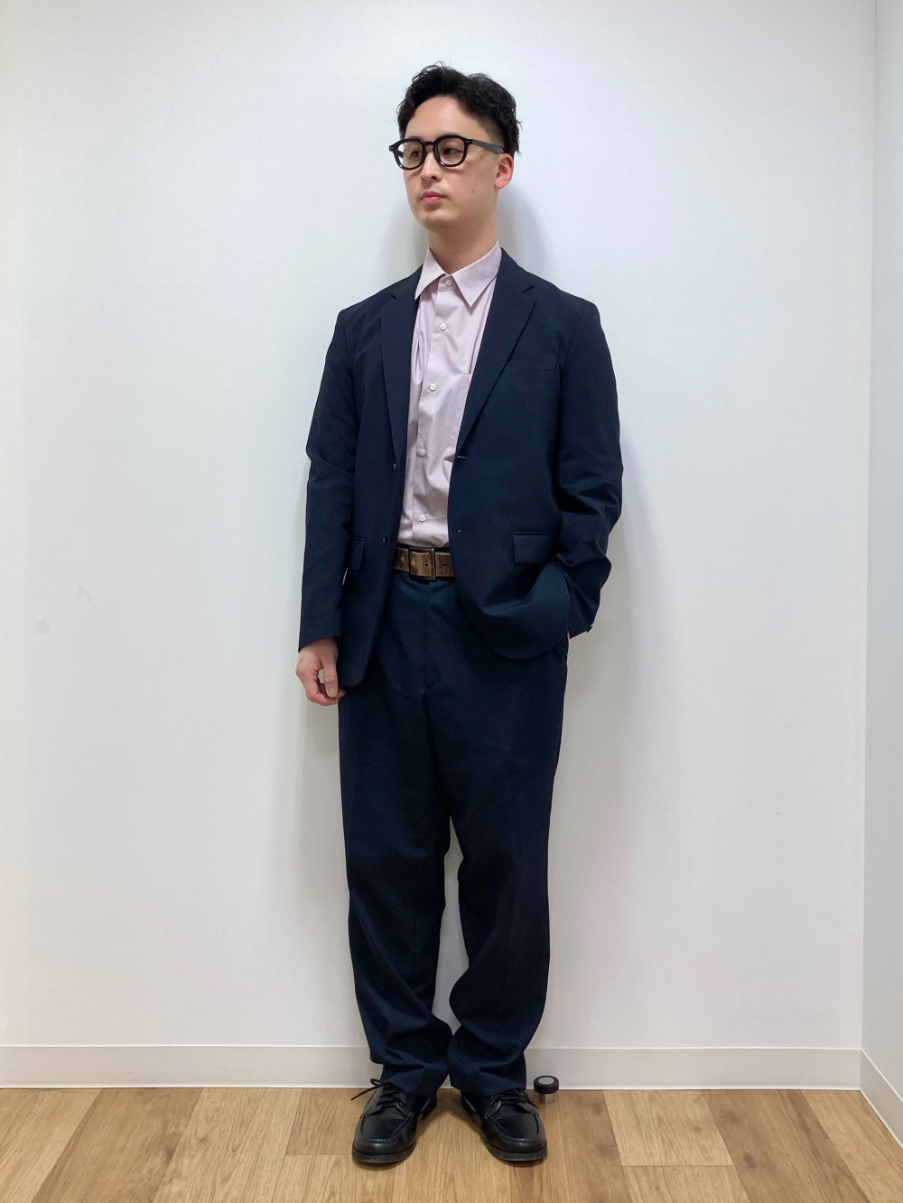 感動ジャケット、タックワイドテーパードパンツ」の着用コーディネート