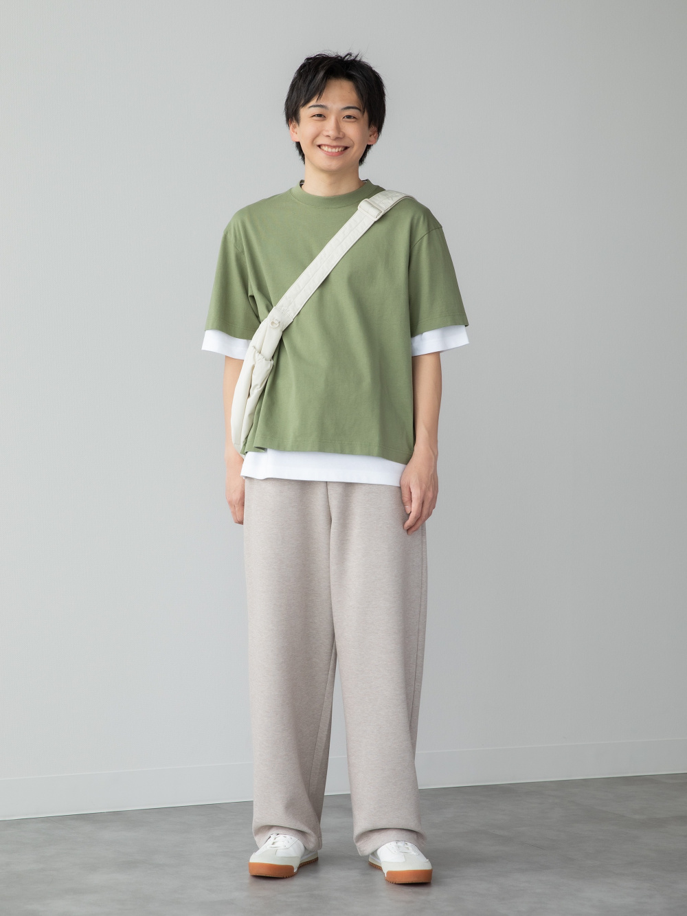 スウェットワイドパンツ、ポケッタブルUVカットパーカ/NANODESIGN」の