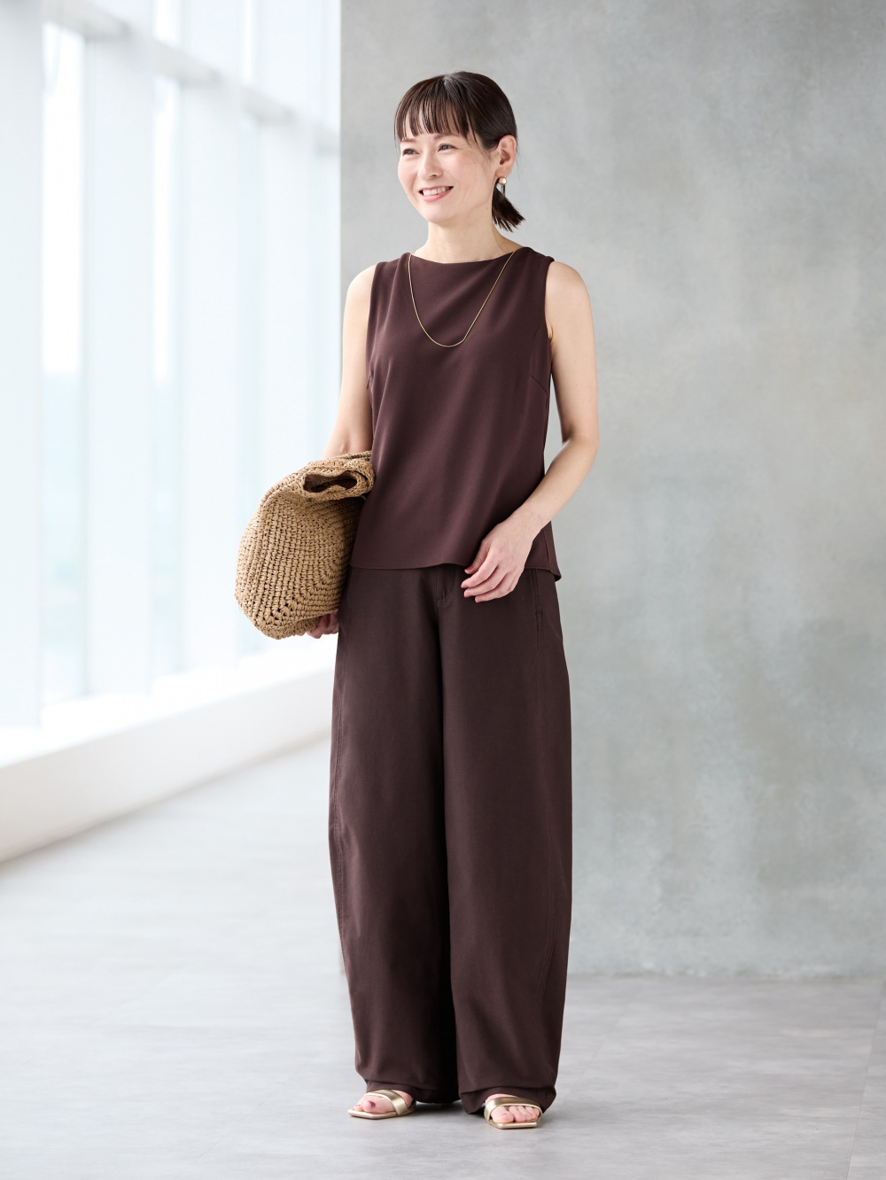 UNIQLOC　プレミアムリネンジャケットリラックスフィット　XL　ブラウン プレミアムリネンジャケットリラックスフィット、プレミアムリネン