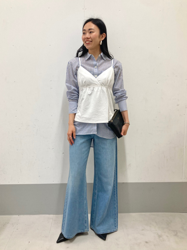 コットンロングシャツのコーディネート・着用イメージ｜ユニクロ公式
