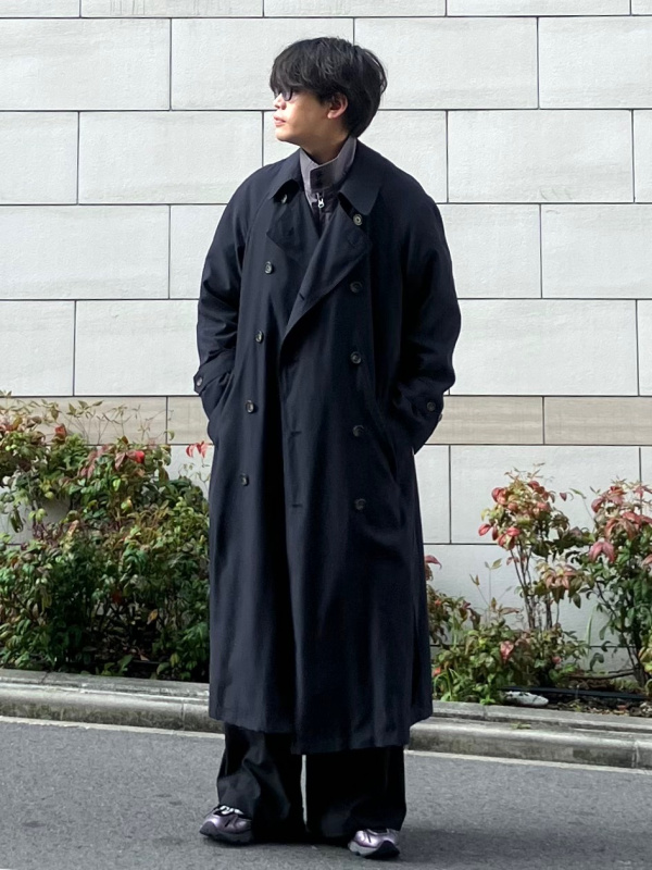 感動ダブルジャケットリラックスフィット、感動タックワイドパンツの