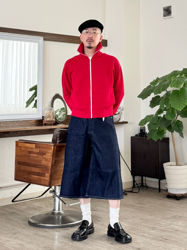 ミラノリブフルジップカーディガン、サングラス/シールドの