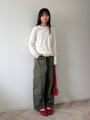 ユニクロ　+J シルクジャージクルーネックTシャツ ユニクロ公式 | シルクジャージークルーネックT（長袖）(レディース)