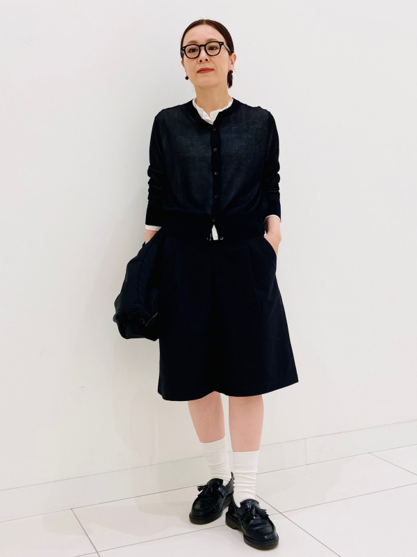 クルーネックTシャツ、パフテックロングコートリラックスフィットの