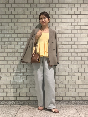 完売⭐︎新品UNIQLOユニクロ　ダブルジャケット　チェック　M 35ブラウン ユニクロ公式 | ダブルジャケット/チェック(レディース)