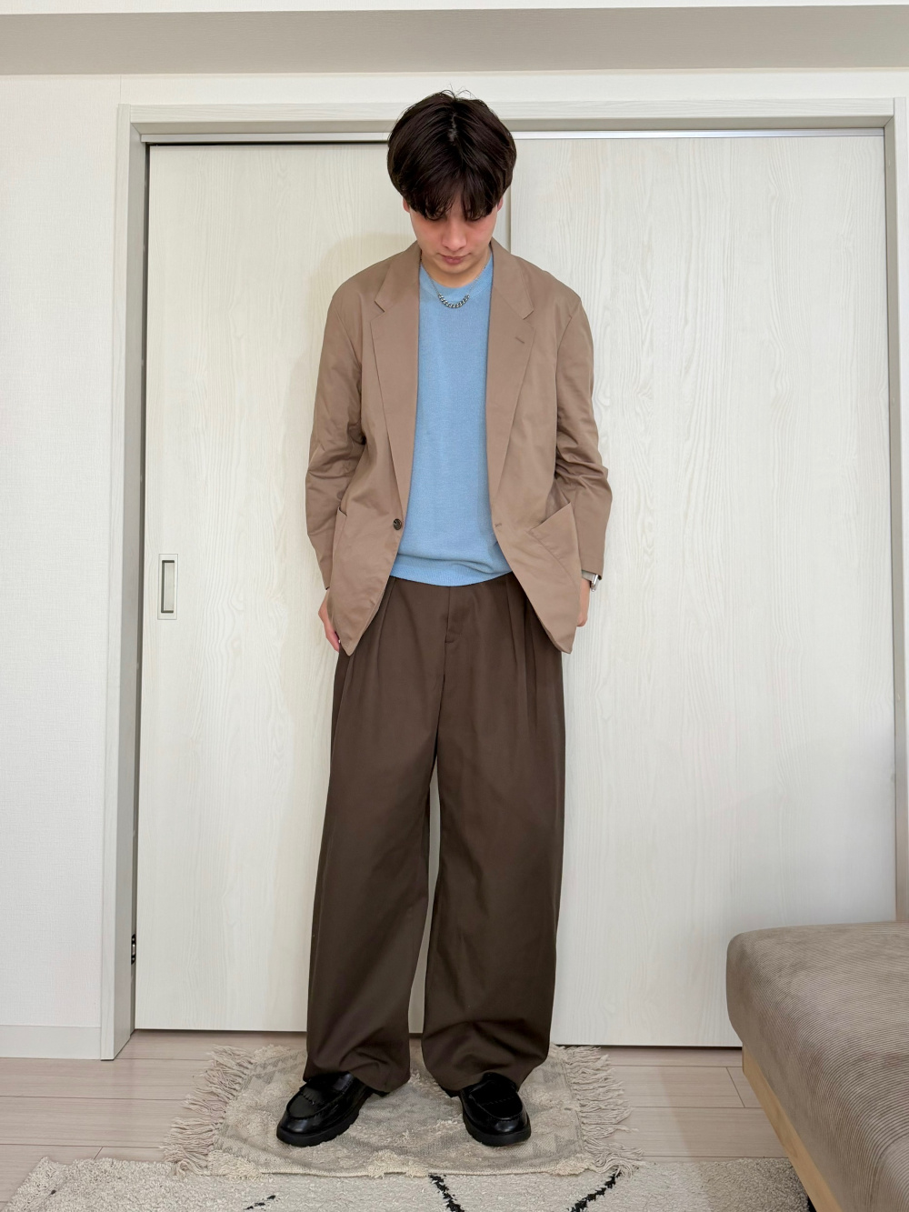 リラックスフィットジャケット」の着用コーディネート| ユニクロ公式