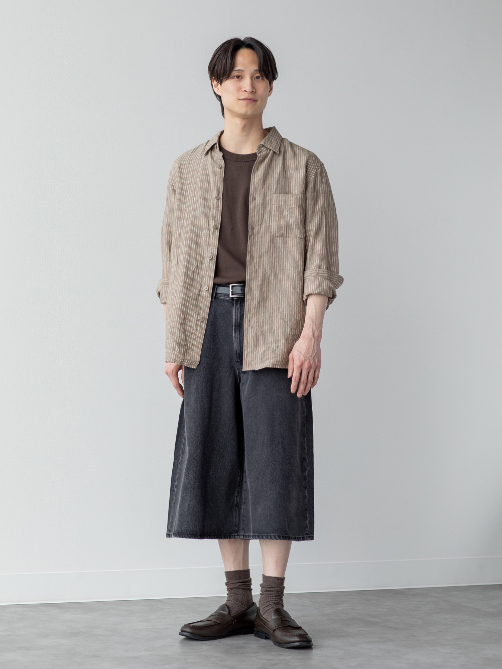 クルーネックTシャツ、ストレッチウールスリムジャケット/カスタム