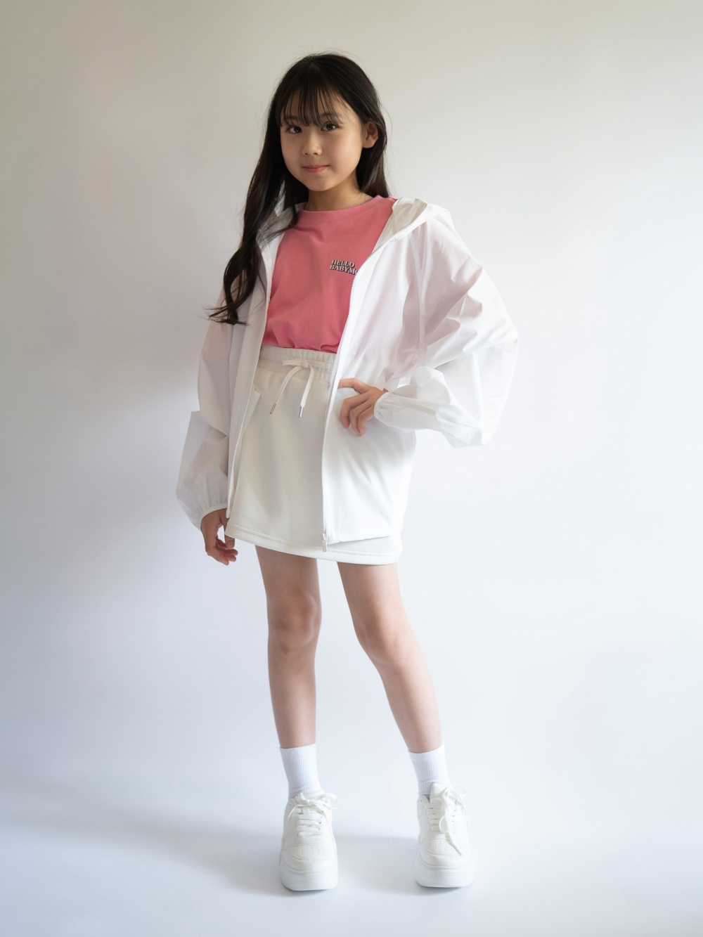 エアリズムコットンクルーネックTシャツ、ポケッタブルUVカットパーカ