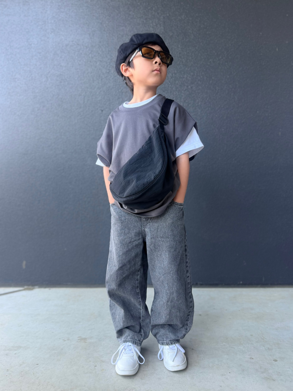 エアリズムコットンクルーネックTシャツ、ポケッタブルUVカットパーカ