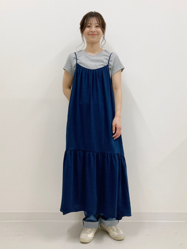 パフテックロングコートリラックスフィット、ストレートジーンズの
