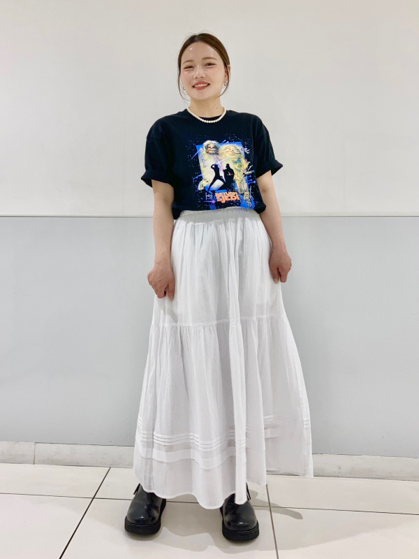 スター・ウォーズ UT/リラックスフィット、ティアードマキシスカートの