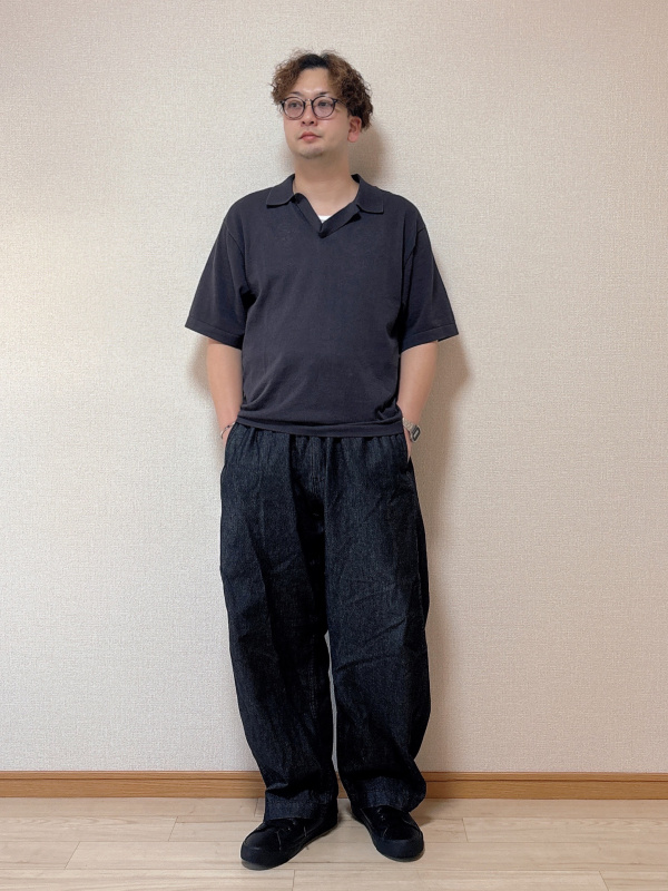 リラックスフィットジャケット、タンクトップのコーディネート・着用