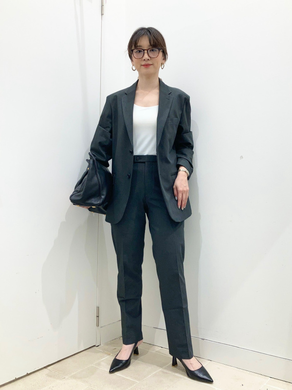 ユニクロ 感動ジャケット&ワイドパンツ グレー ※タグ付き ユニクロ