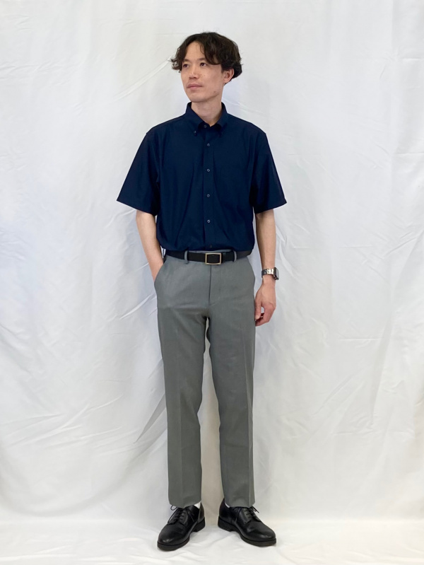 ドライEXクルーネックTシャツ、感動パンツのコーディネート・着用