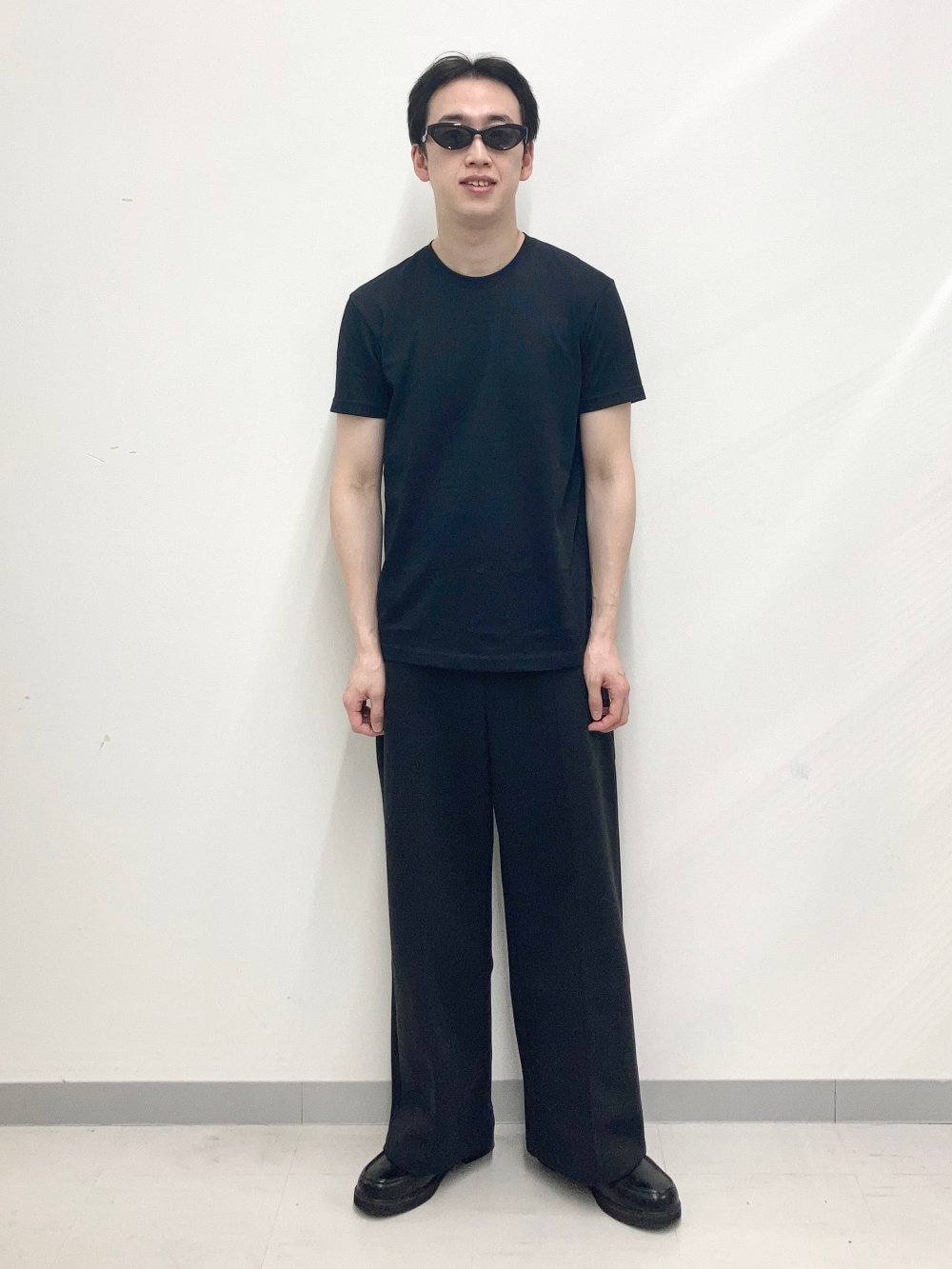プレミアムリネンオーバーサイズシャツ、プレミアムリネンワイドパンツ