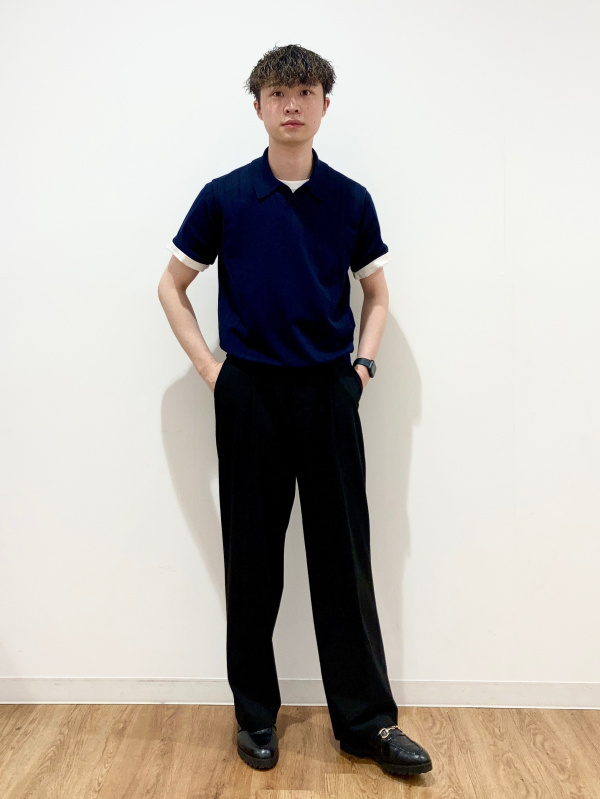 ソフトタッチタートルネックTシャツ、ブラッシュドツイルオーバー