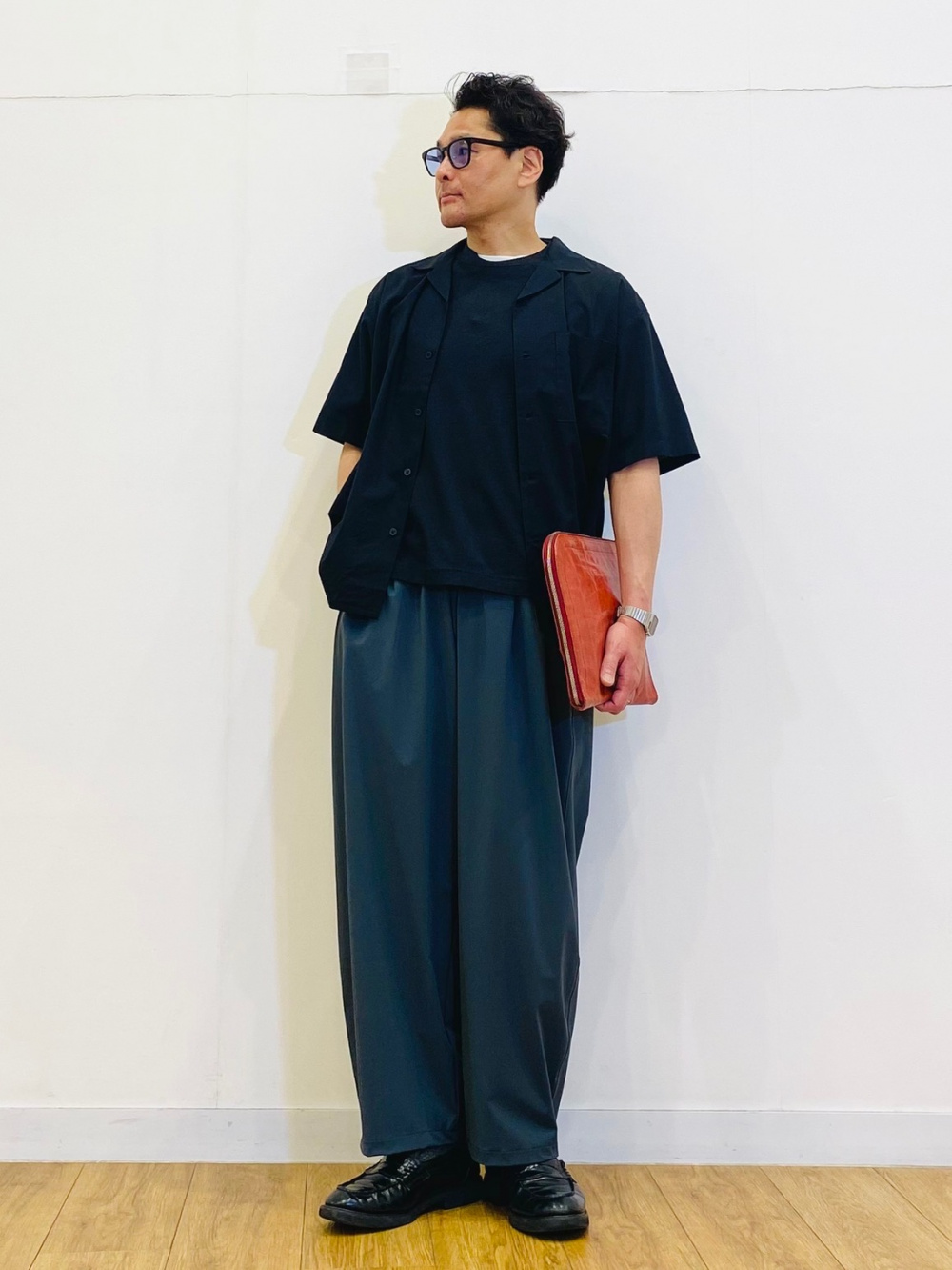 ドライEXクルーネックTシャツ、ポケッタブルUVカットパーカ/NANODESIGN