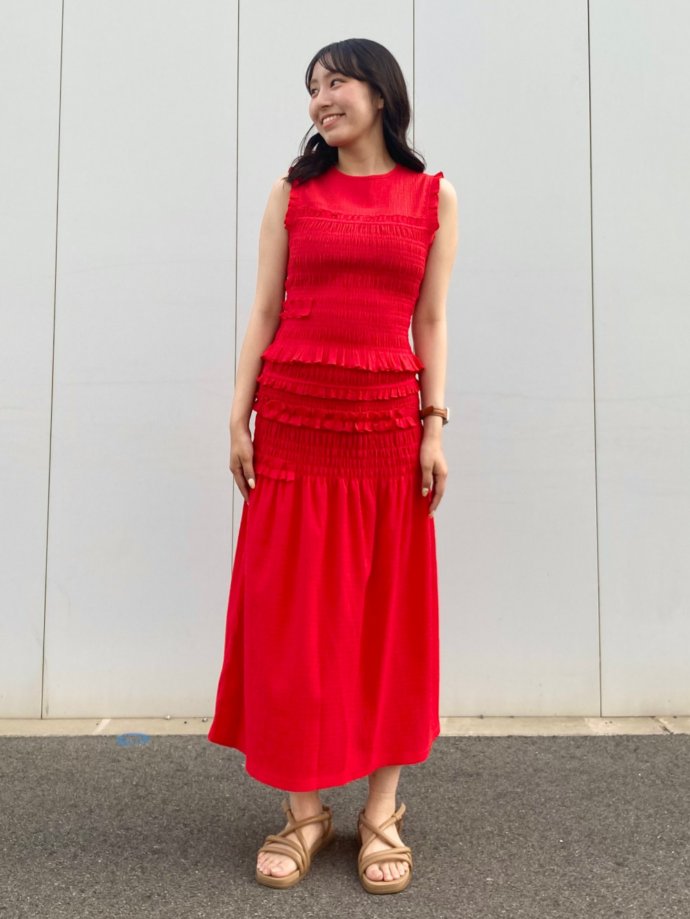 bu-loomingさん Check styling ideas for「U Cotton Twill Flared Skirt」| UNIQLO US