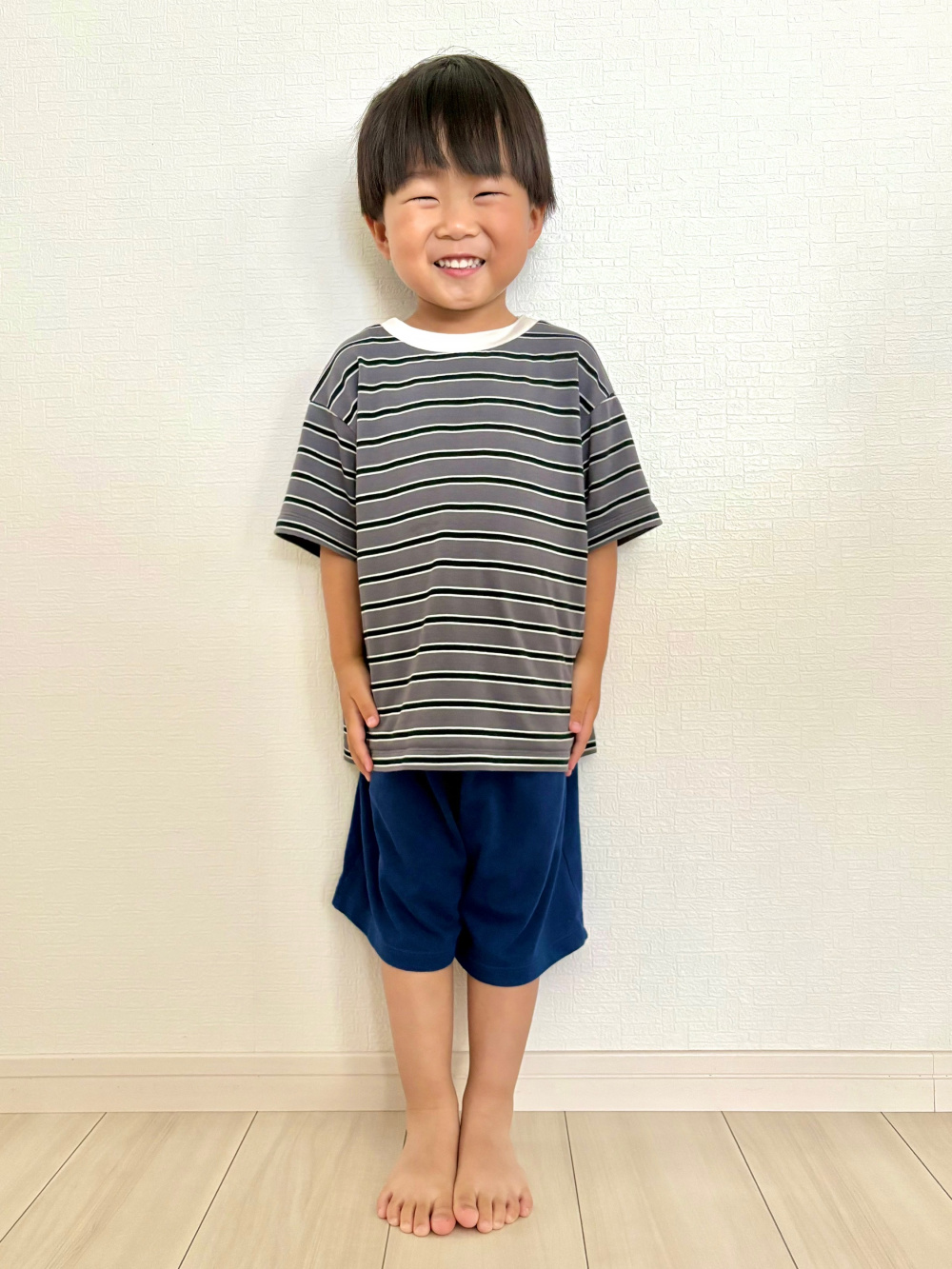 エアリズムコットンセット、エアリズムコットンセット」の着用