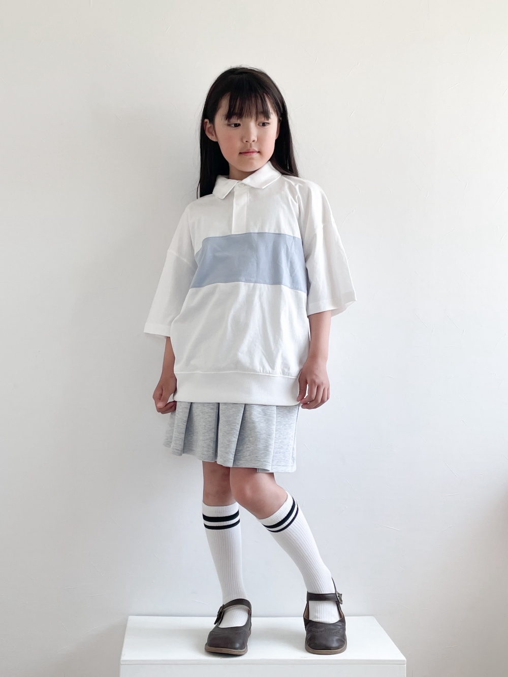 GIRLS ドライスウェットミニスコート、GIRLS mofusand UT」の着用