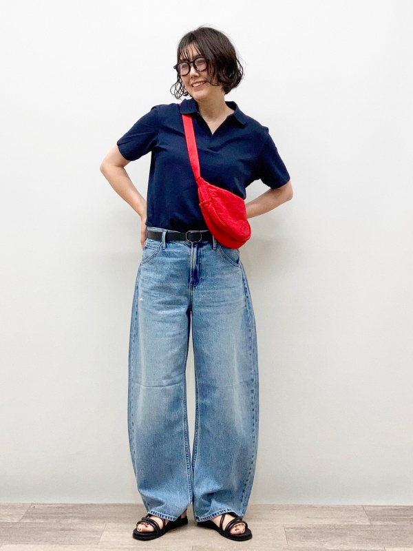 ソフトタッチクルーネックTシャツ/長袖、3DスフレヤーンVネック
