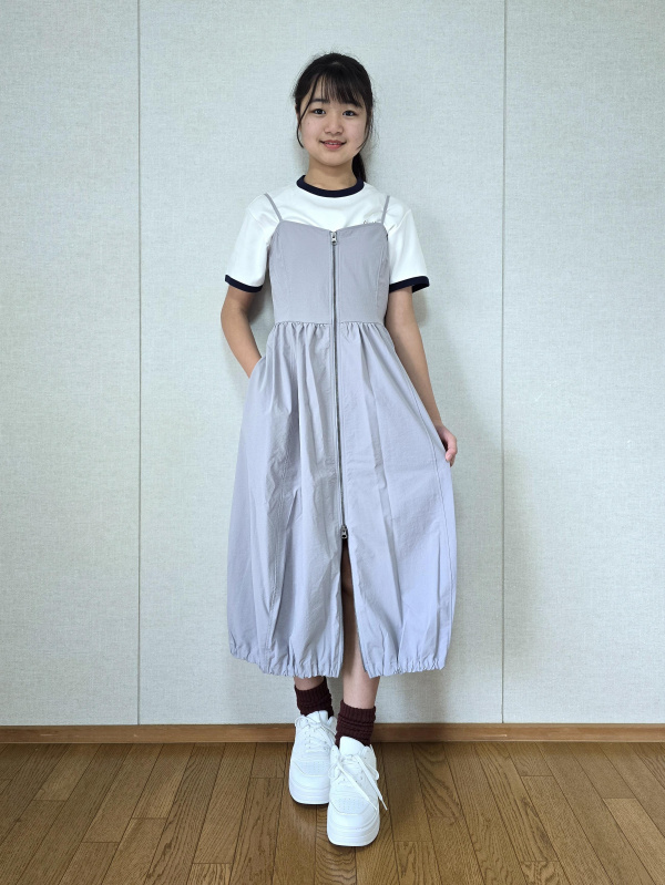 GIRLS エアリズムコットンクロップドTシャツ、GIRLS エアリズム