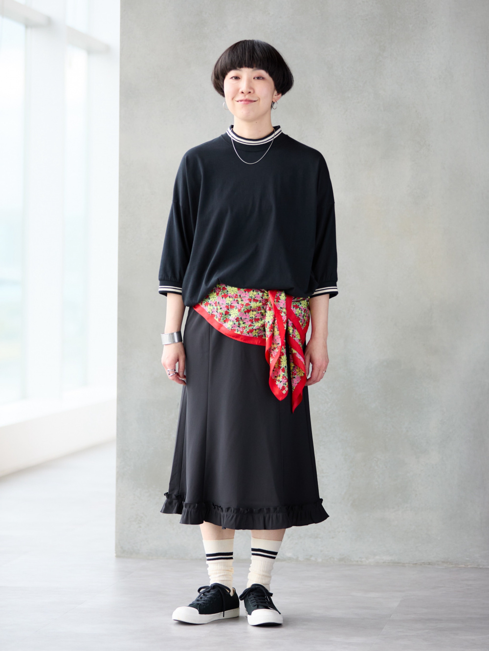 Check styling ideas for「SUPIMA® Cotton Oversized T-Shirt | Short