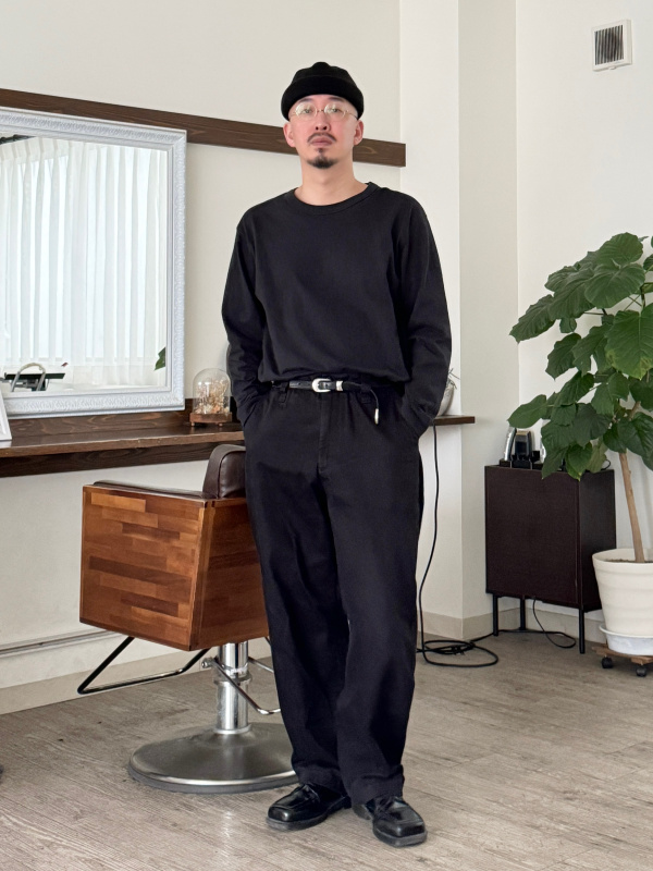 メリノオーバーサイズVネックカーディガン、オックスフォードシャツ