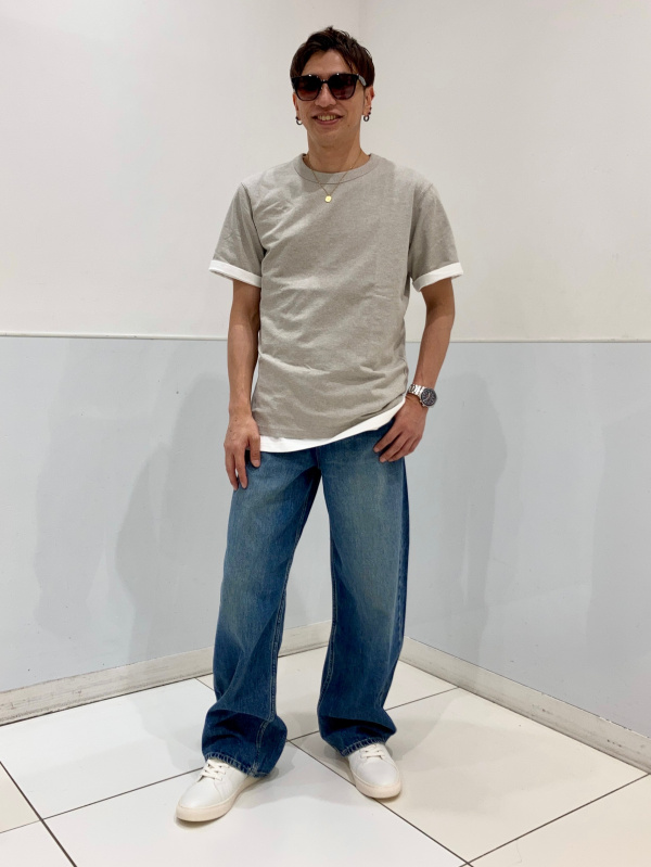 ニットフルジップジャケット、ブロードシャツ/ストライプ/レギュラー