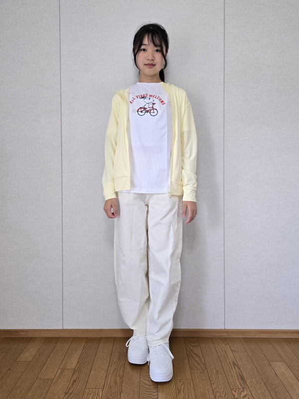 パンツ s. エアリズムUVカットフルジップパーカ、ウルトラストレッチアクティブ