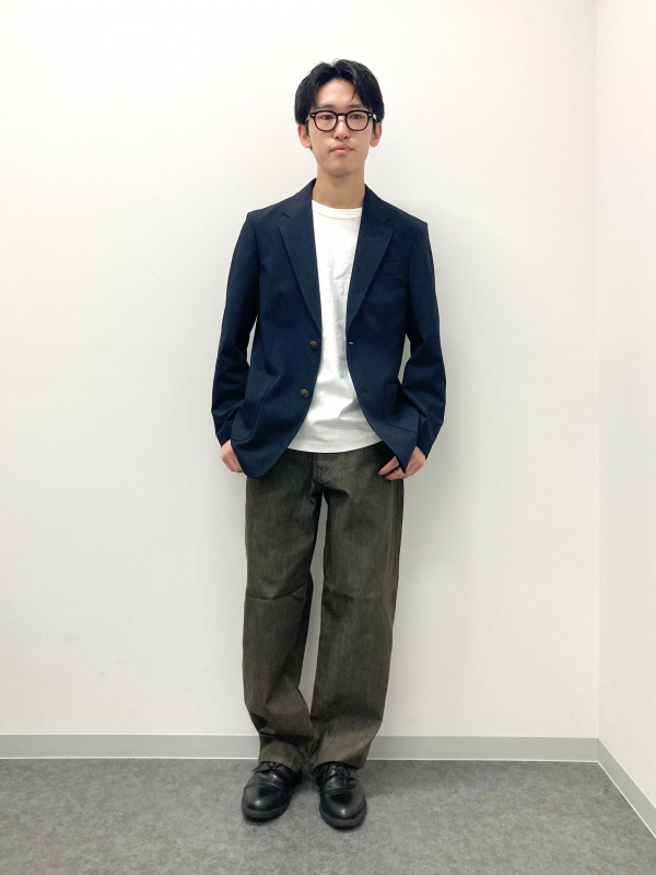 クルーネックTシャツ、感動ジャケット セットアップ可能の