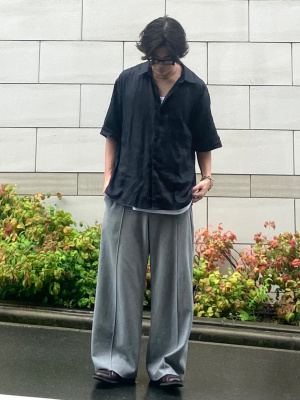 ユニクロ公式 | プレミアムリネンオーバーサイズシャツ(メンズ)