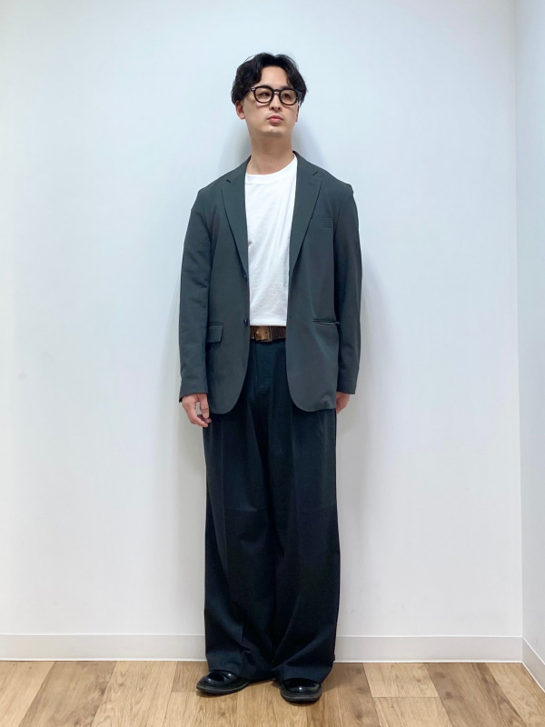 感動ジャケット、スーパーノンアイロンストレッチスリムシャツ/ボタン