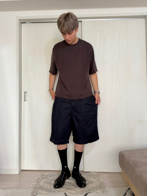 ユニクロ公式 | ワイドフィットハーフパンツ(メンズ)