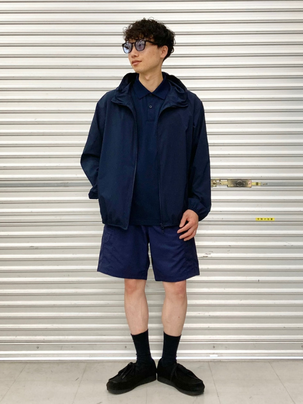駄*馬様 【20セットまとめ売り】ユニクロ ドライEX 上下セット M/L/XL ドライEXポロシャツ、ジャージータックハーフパンツのコーディネート