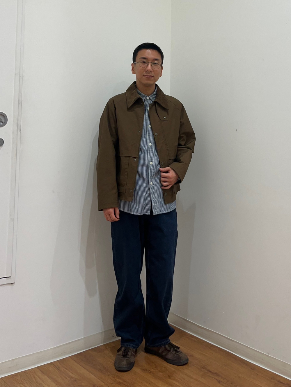 Check styling ideas for「UTILITY SHORT BLOUSON」