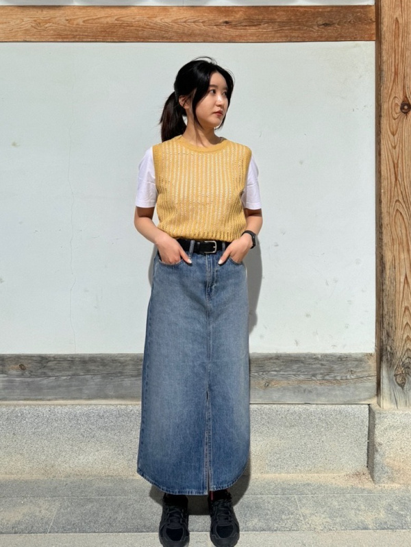 Check Styling Ideas Forcrew Neck Short Sleeve T Shirtdenim Long Skirt