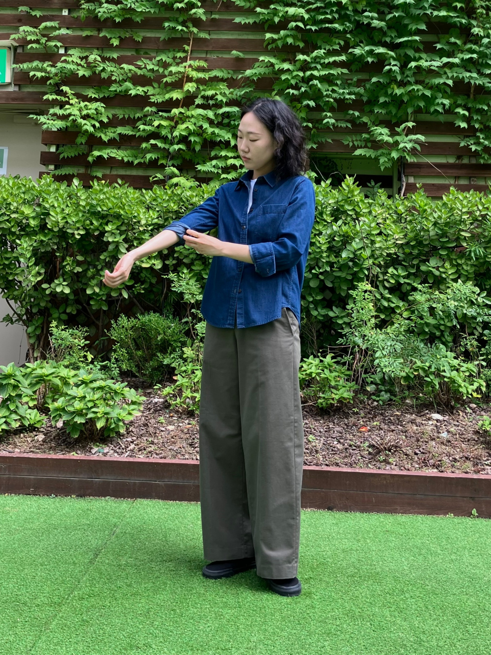 Check Styling Ideas For Soft Denim Shirt Long Sleeve UNIQLO SG