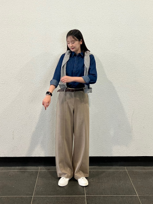 Women's BRUSHED JERSEY WIDE PANTS | UNIQLO CA